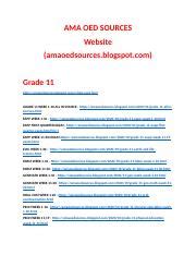 ama oed source|ama oed courses.